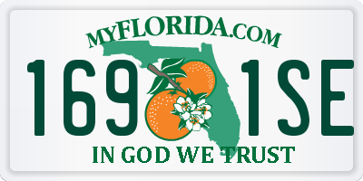 FL license plate 1691SE
