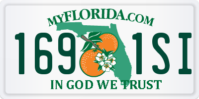 FL license plate 1691SI