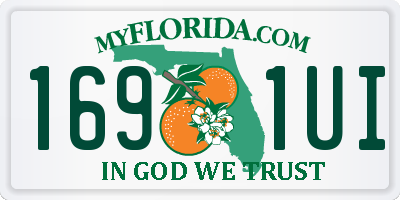 FL license plate 1691UI