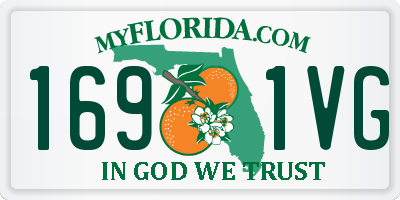 FL license plate 1691VG