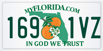 FL license plate 1691VZ
