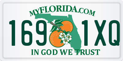 FL license plate 1691XQ