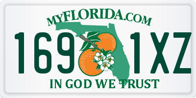 FL license plate 1691XZ