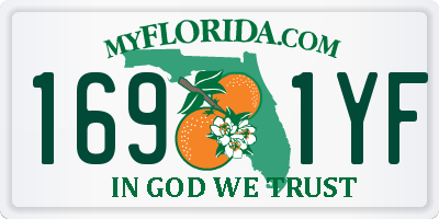 FL license plate 1691YF