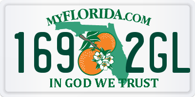 FL license plate 1692GL