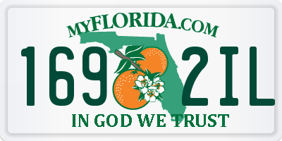 FL license plate 1692IL