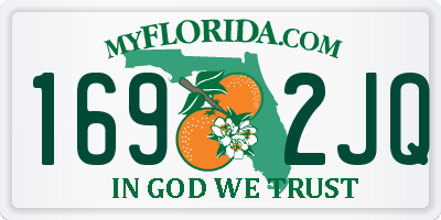 FL license plate 1692JQ