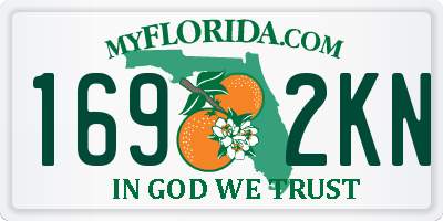 FL license plate 1692KN