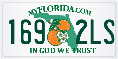FL license plate 1692LS