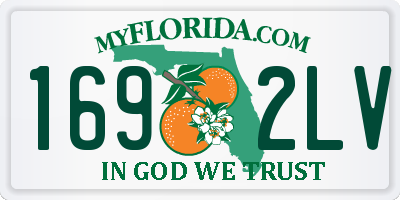 FL license plate 1692LV