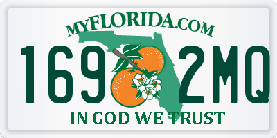 FL license plate 1692MQ