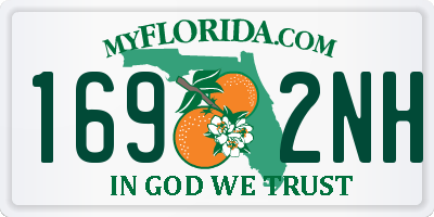 FL license plate 1692NH