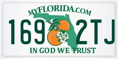 FL license plate 1692TJ
