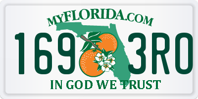 FL license plate 1693RO