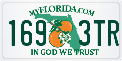 FL license plate 1693TR