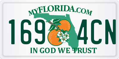 FL license plate 1694CN