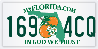 FL license plate 1694CQ