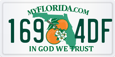 FL license plate 1694DF