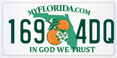 FL license plate 1694DQ