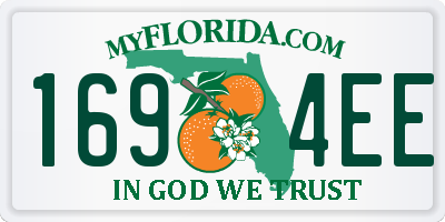 FL license plate 1694EE
