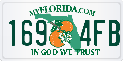 FL license plate 1694FB