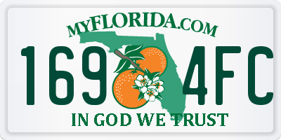 FL license plate 1694FC