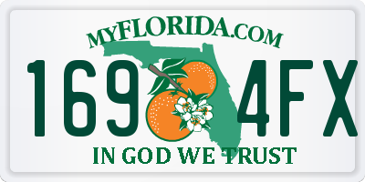 FL license plate 1694FX