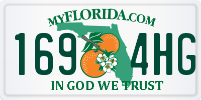 FL license plate 1694HG