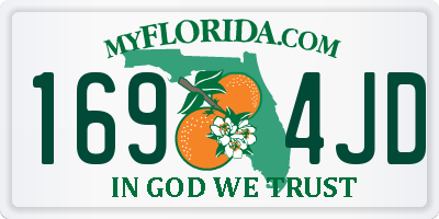 FL license plate 1694JD