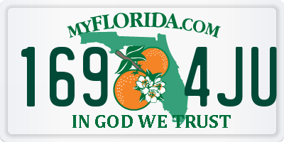 FL license plate 1694JU