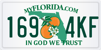 FL license plate 1694KF