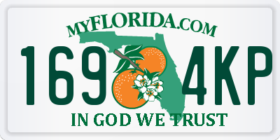 FL license plate 1694KP