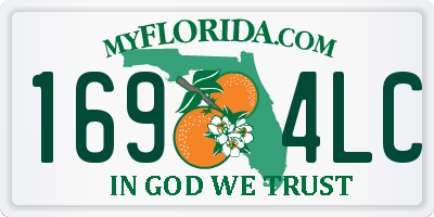 FL license plate 1694LC
