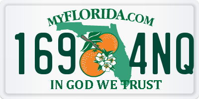 FL license plate 1694NQ