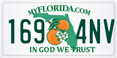 FL license plate 1694NV