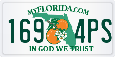 FL license plate 1694PS