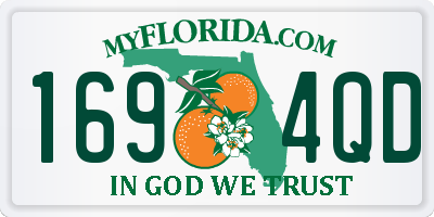 FL license plate 1694QD