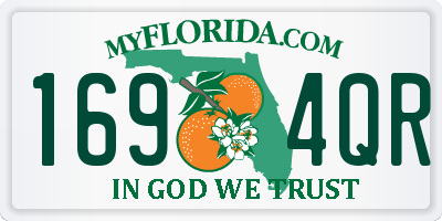 FL license plate 1694QR