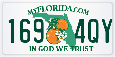 FL license plate 1694QY