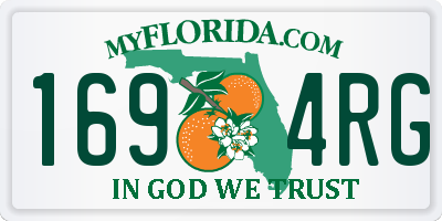 FL license plate 1694RG