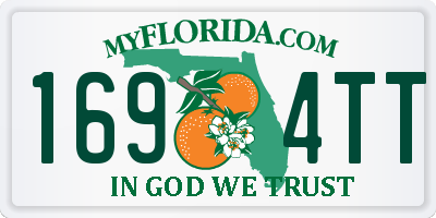 FL license plate 1694TT