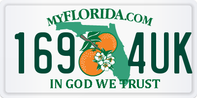 FL license plate 1694UK