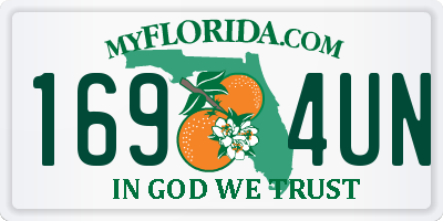 FL license plate 1694UN