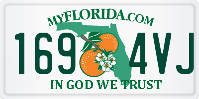 FL license plate 1694VJ