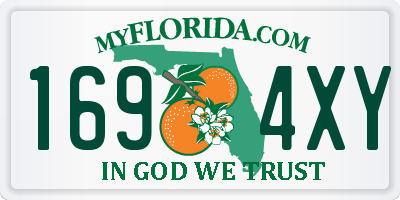 FL license plate 1694XY
