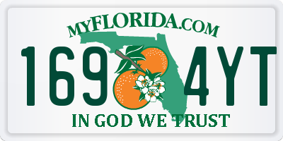 FL license plate 1694YT