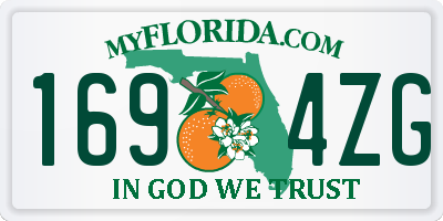FL license plate 1694ZG