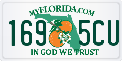 FL license plate 1695CU