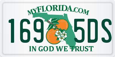 FL license plate 1695DS