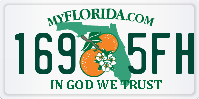 FL license plate 1695FH